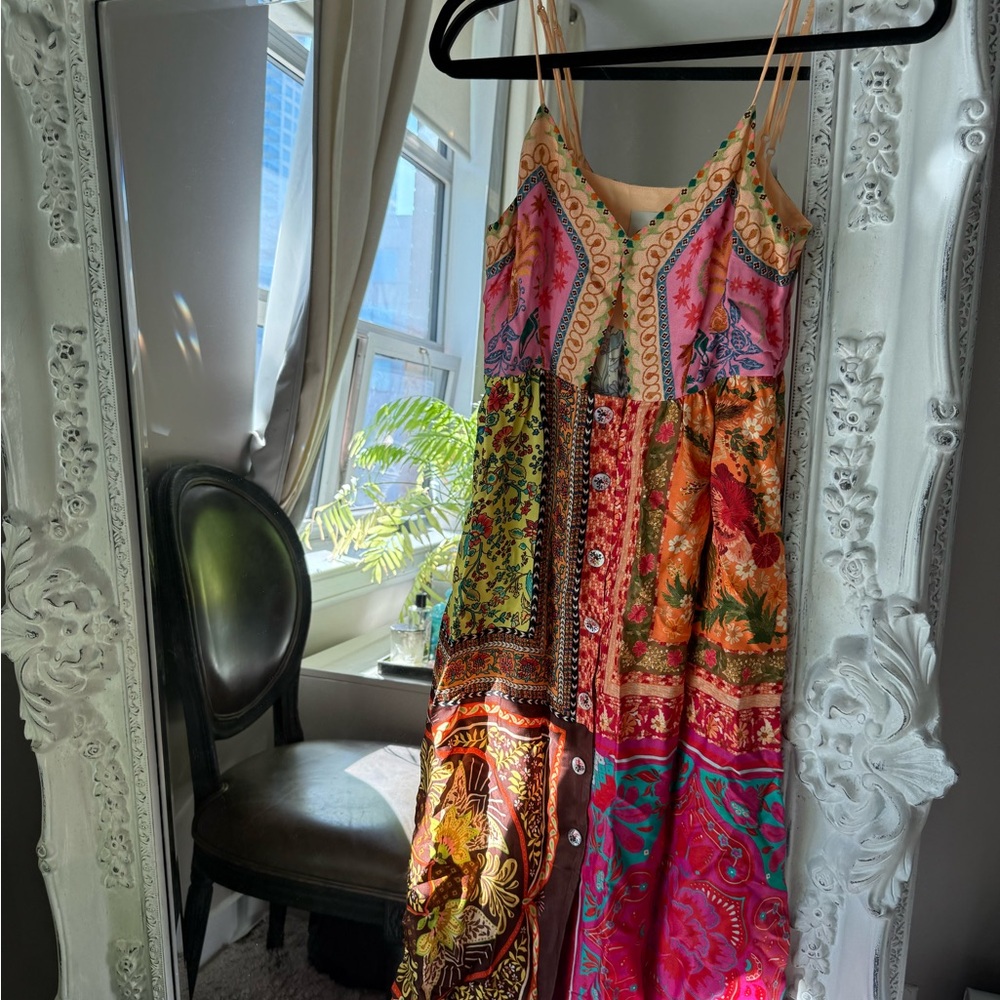Farm Rio Bohemian Multicolor Maxi Dress